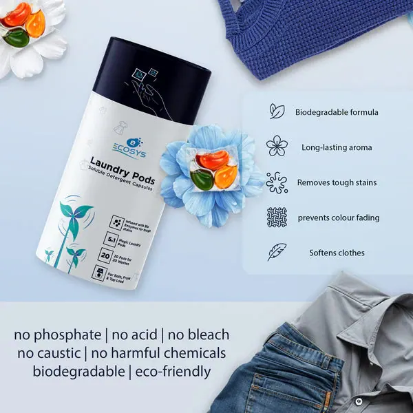 Ecosys All-in-1 Laundry Pods — 30-wash starter pack